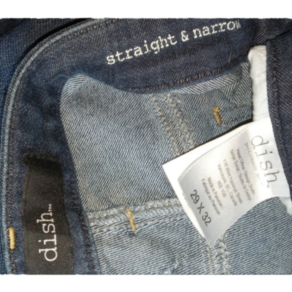 Dish Performance Denim Denim - DISH Performance Denim Sz 29x32 "Straight and Narrow" style jeans